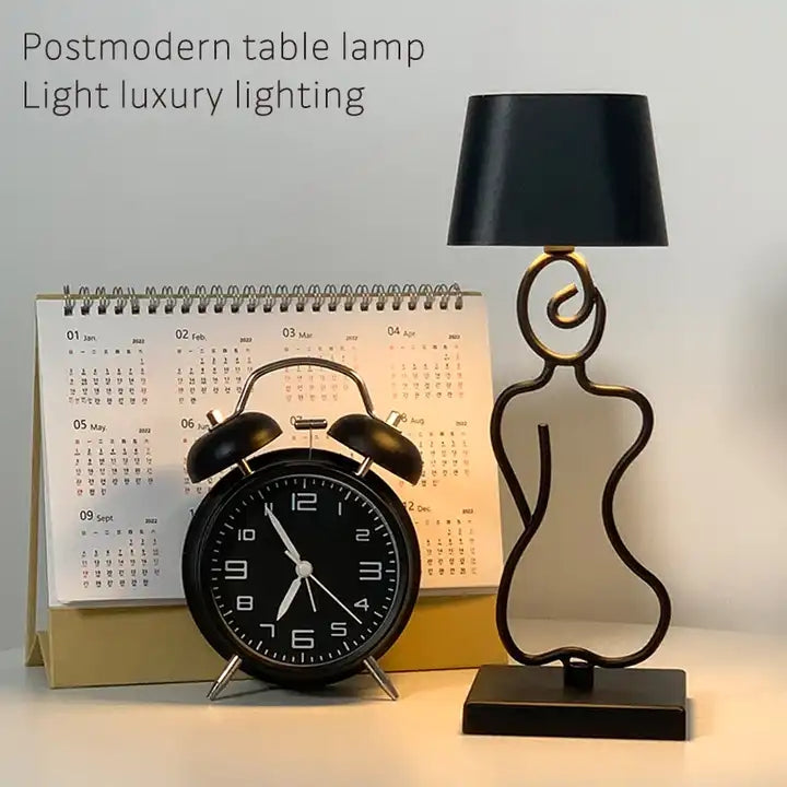 Modern Luxury Bedside Luxury Metal Wireless Portable Small Cordless Rechargeable Hotel Fashion Led Tbale Lamp