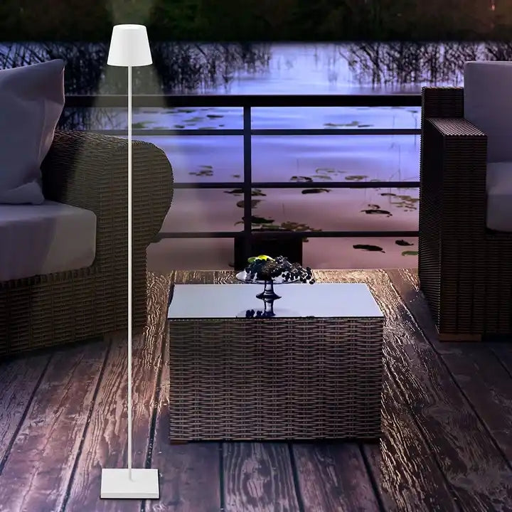 Home Decor Touch Dimmable Rechargeable Wireless Led Floor Lamp Standing Living Room Type-C Charging Cordless Floor Lamps