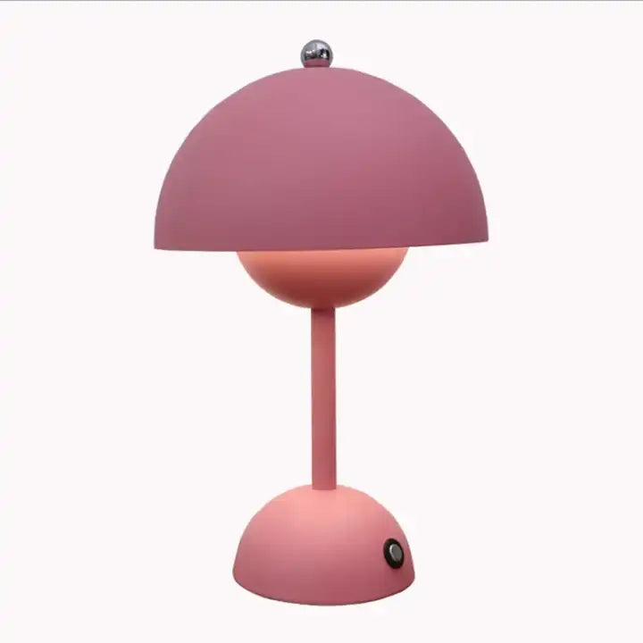 Modern USB Charging Mushroom Table Lamp Bar Restaurant Outdoor Portable Lamp LED Eye Protection Touch Dimming Night Light