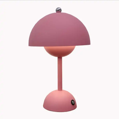 Modern USB Charging Mushroom Table Lamp Bar Restaurant Outdoor Portable Lamp LED Eye Protection Touch Dimming Night Light