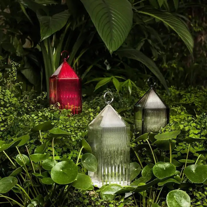 Led Outdoor Camping Lanterns Restaurant USB Charging Touch Dimming Crystal Lamps Decorative Luxury Desk Lamp Modern