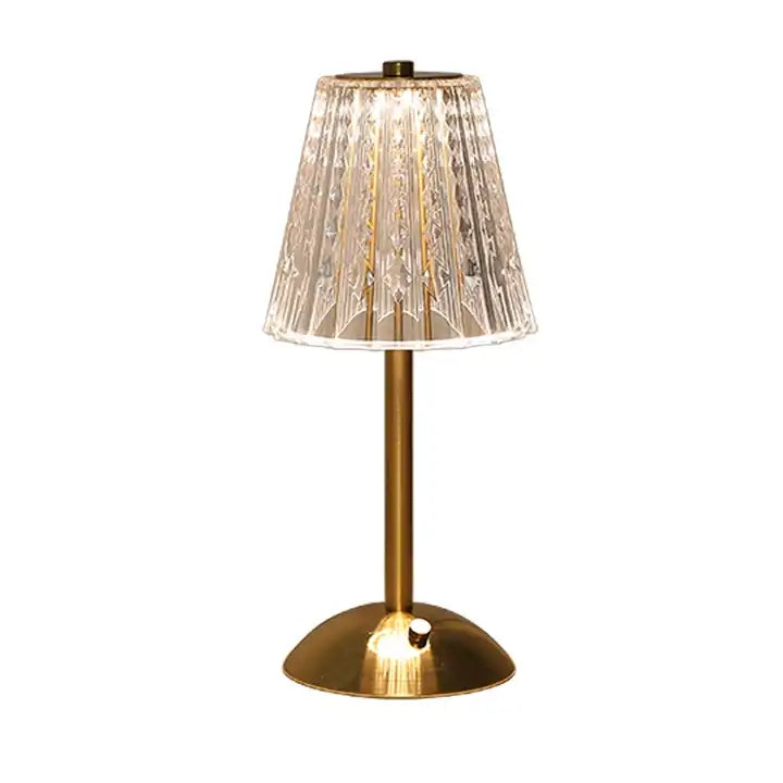 LED Cordless Restaurant Acrylic Table Lamp Modern Rechargeable Touch Read Crystal TABLE Lamp