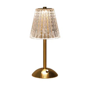 LED Cordless Restaurant Acrylic Table Lamp Modern Rechargeable Touch Read Crystal TABLE Lamp