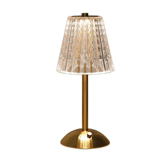LED Cordless Restaurant Acrylic Table Lamp Modern Rechargeable Touch Read Crystal TABLE Lamp