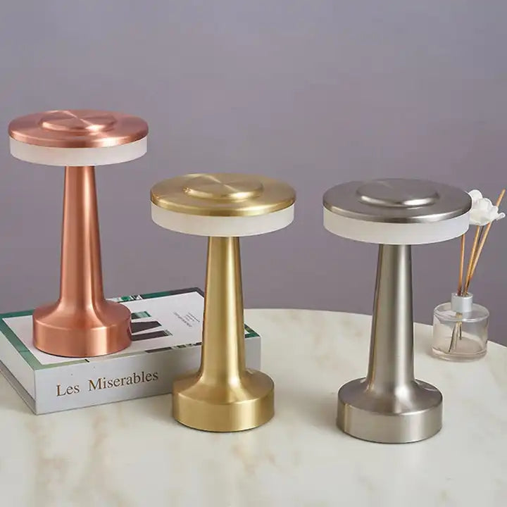 Modern European Table light Hotel Restaurant Decoration Rechargeable LED Table Lamp Romantic Dinner Light zafferano poldina pro