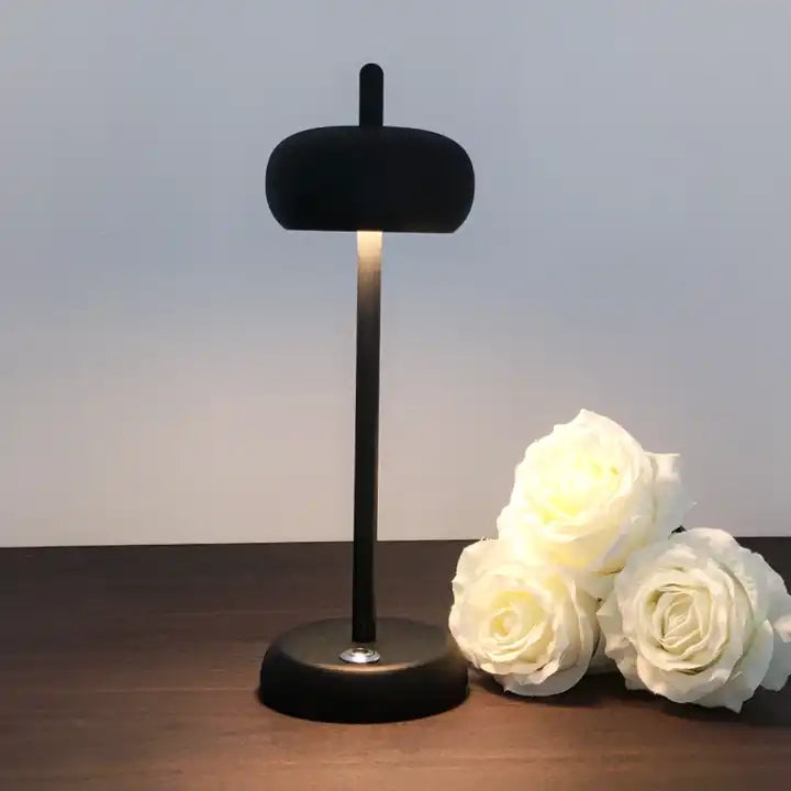 Nordic Luxury Touch Cordless Restaurant Bedside Bar Rechargeable Modern Portable Crystal Led Table Lamp