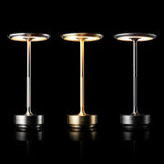 Restaurant Luxury Cordless Rechargeable Aluminum Metal Touch Hotel Bar Living Room Reading Decoration Led Table Lamp