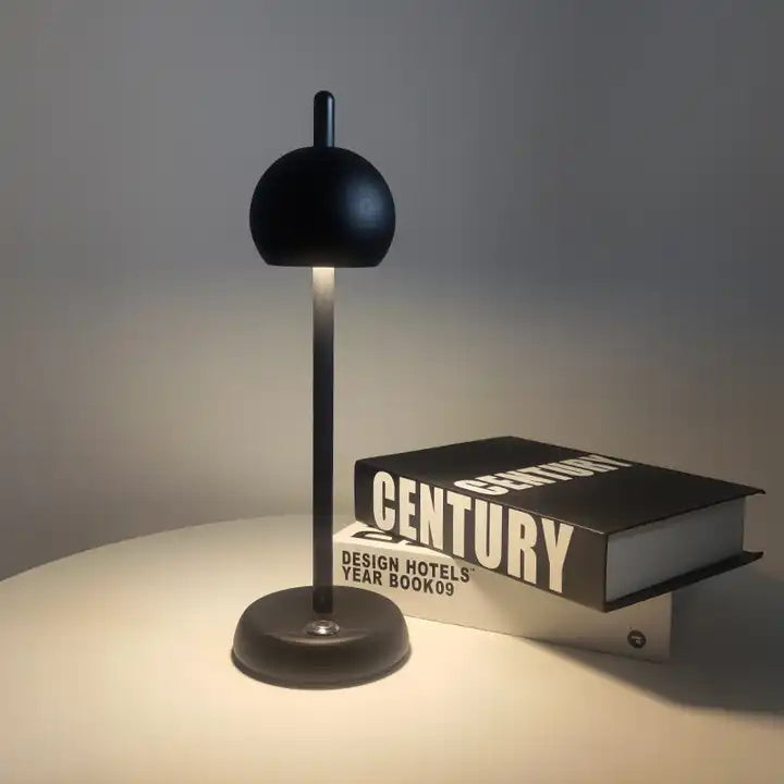 Modern Nordic Luxury Portable Bedside Battery Wireless Restaurant Cordless Rechargeable Led Table Lamp