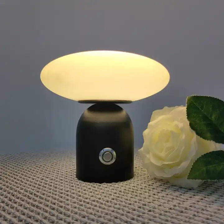 Modern Luxury Rechargeable Led Table Light Hotel Restaurant Decoration Wireless Portable Touch Cordless Table Led Lamp