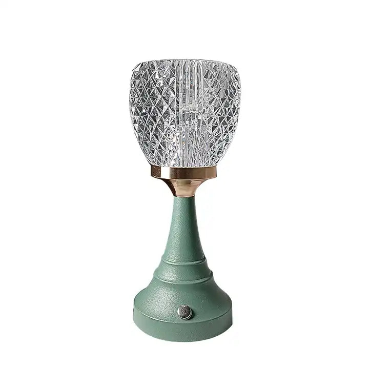Touch table lamp trophy led dimmable decoration bedside lamp with wireless charging bedside lamp baby bedroom
