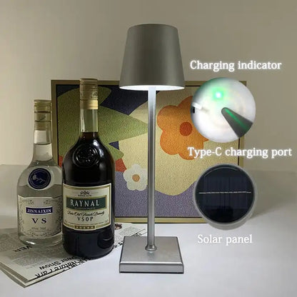 Portable Led Outdoor Camping Lighting Solar Energy System Charging Wireless Table Lamps With Remote