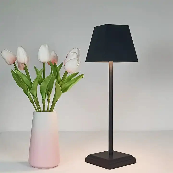 Luxury usb rechargeable lampada da tavolo a led night light metal table lamp touch home decor