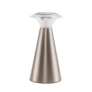 Modern decoration portable USB charge rechargeable battery touch lamp metal table light for hotel home decoration