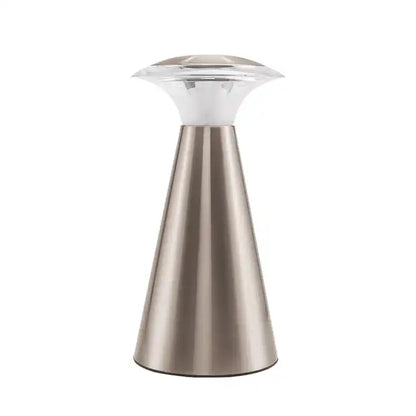 Modern decoration portable USB charge rechargeable battery touch lamp metal table light for hotel home decoration