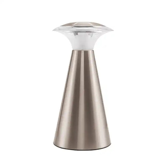 Modern decoration portable USB charge rechargeable battery touch lamp metal table light for hotel home decoration