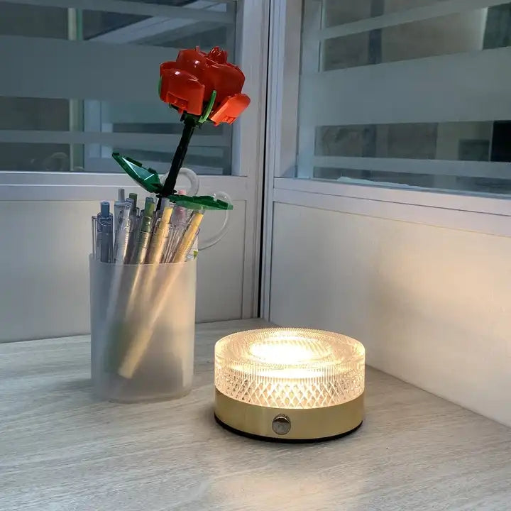 Restaurant Luxury Cordless Rechargeable Aluminum Metal Touch Hotel Bar Living Room Reading Decoration Led Wooden Table Lamp